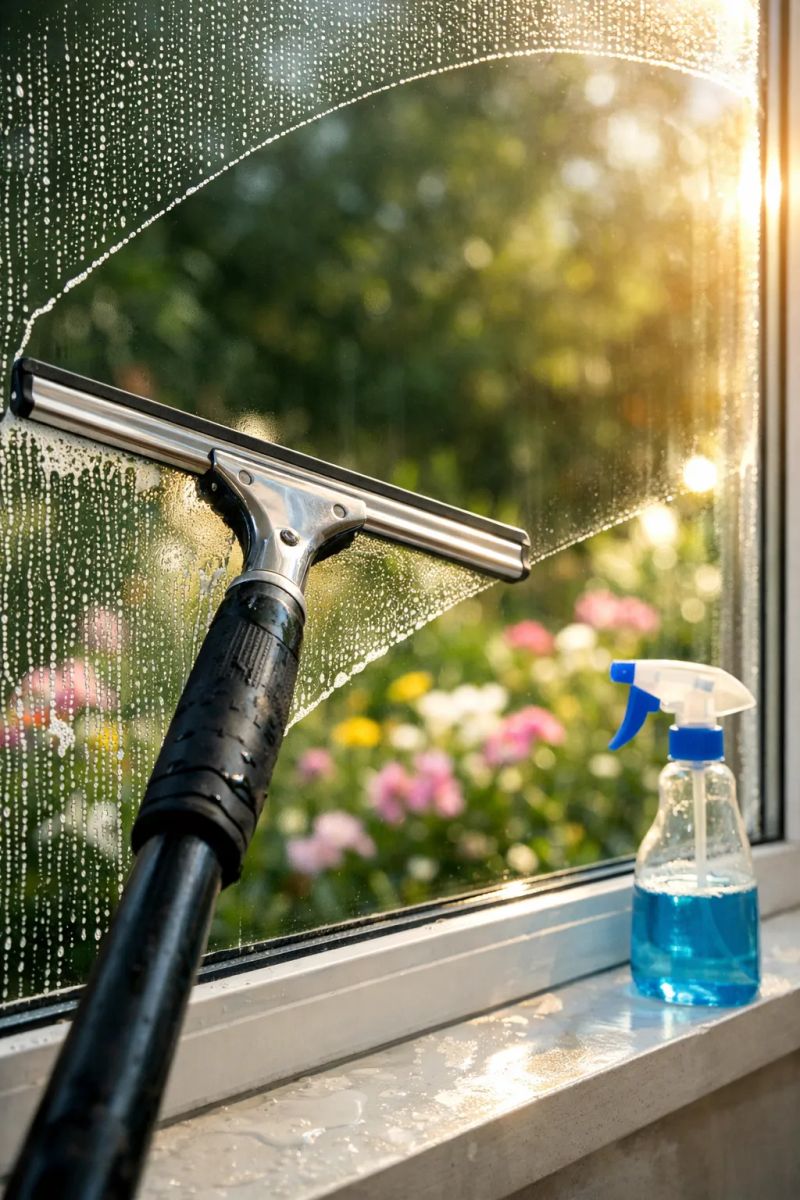 Detailed bathroom cleaning in a Bend home